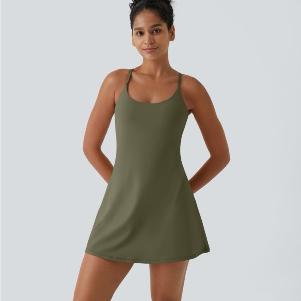 HALARA Softlyzero™ Plush Backless Active Dress Small